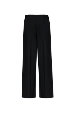 パンツ Max Mara Studio Black wool Burano pant (2426136102600 003) Max Mara Studio Black Wool Burano Pant – LOZURI®